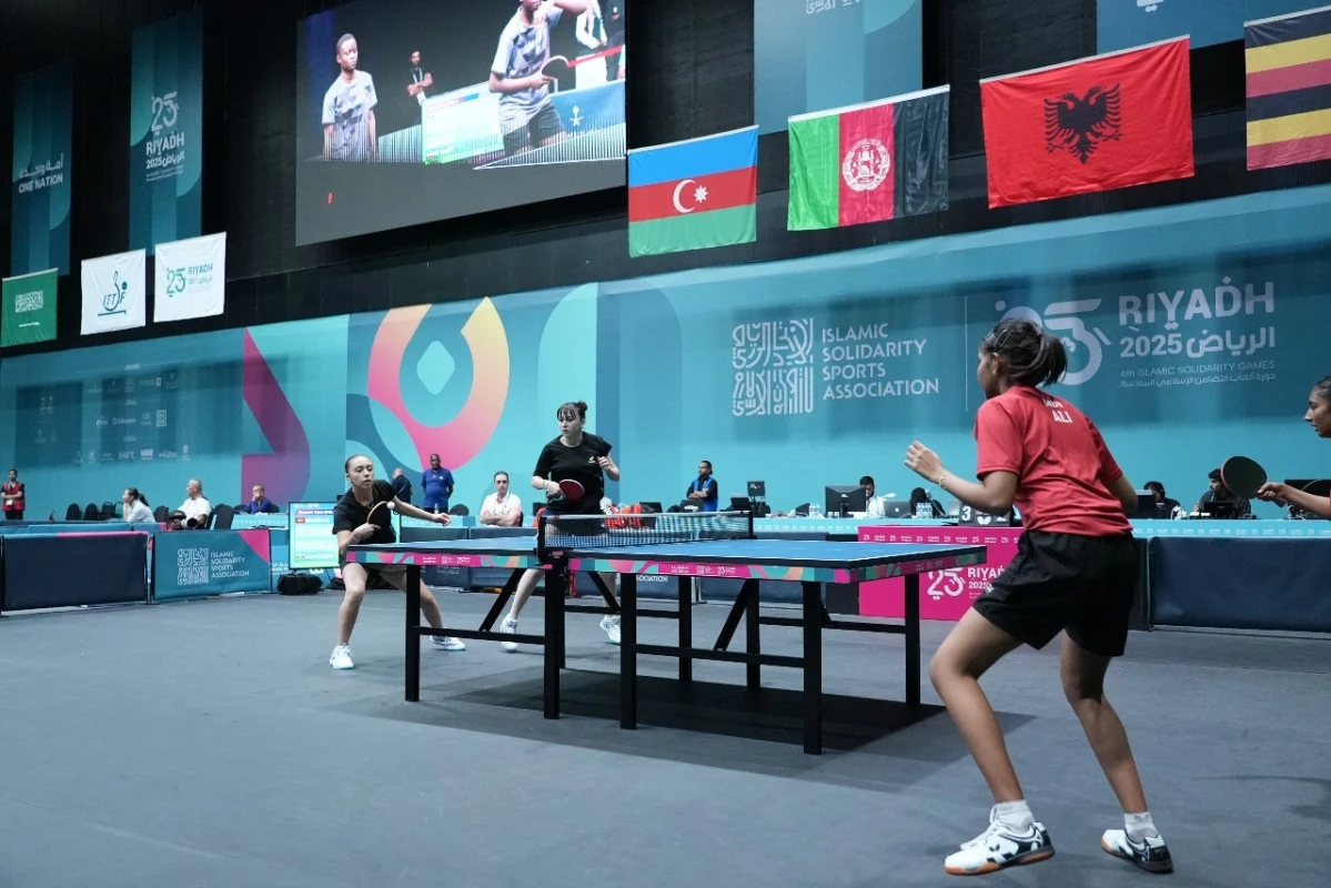 Azərbaycanın stolüstü tennis millisi İslamiadada yarımfinala yüksəldi - FOTO 