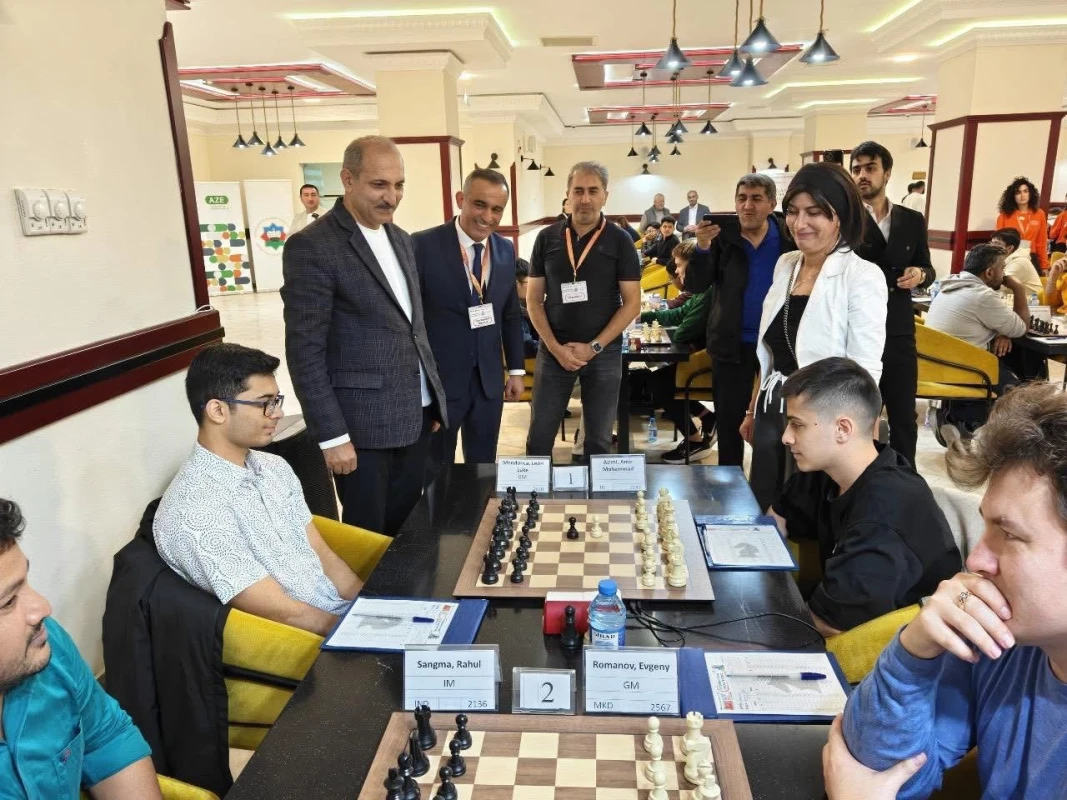 Gəncədə beynəlxalq şahmat festivalına start verilib - FOTO 