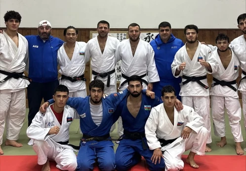 Cüdoçularımız Yaponiyada təlim-məşq toplanışına start verib - FOTO 