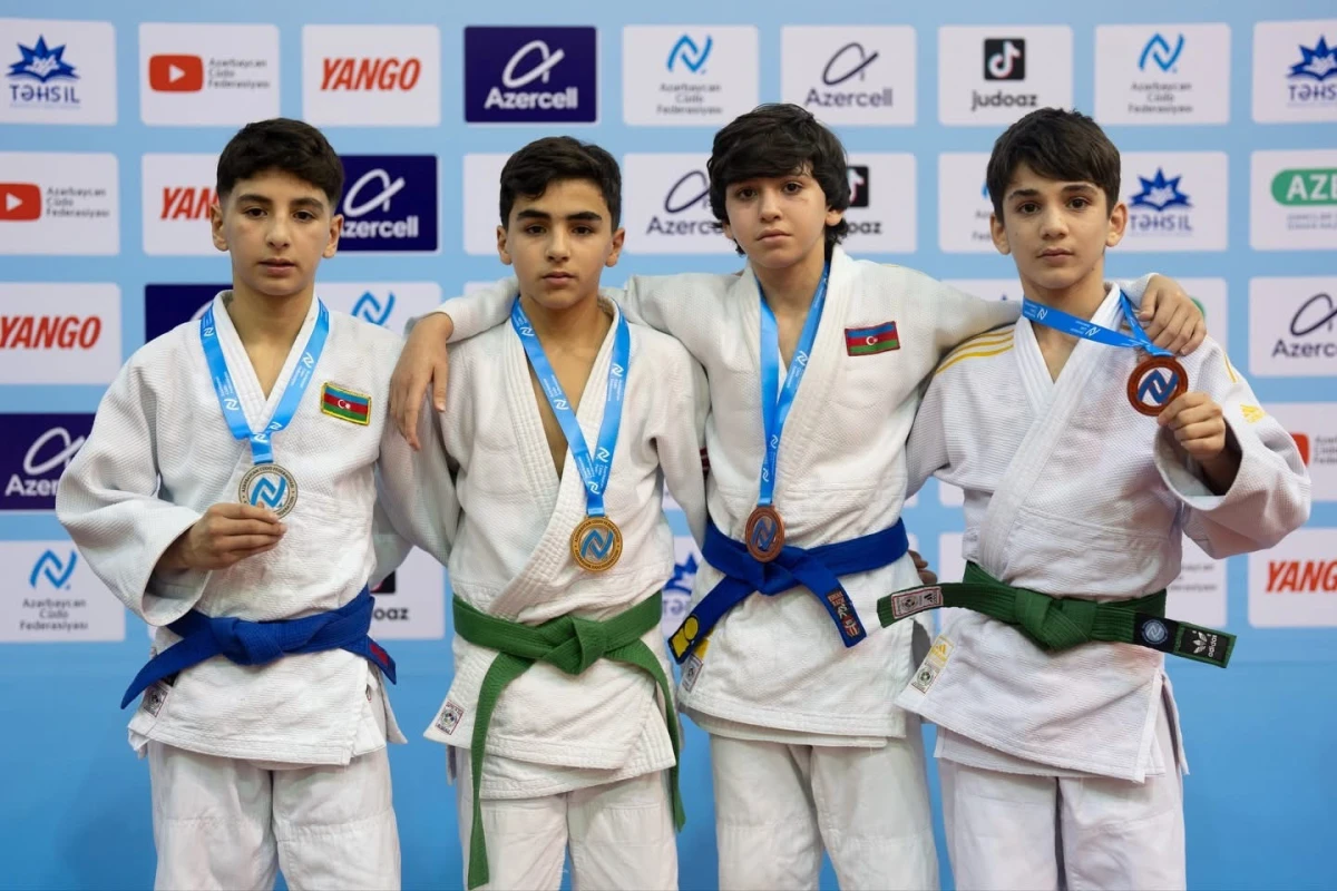 Yeniyetmə cüdoçular arasında liqa yarışına yekun vurulub - FOTO 