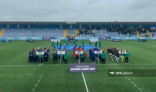 Amputant futbolu üzrə Millətlər Liqasının açılış mərasimi keçirilib