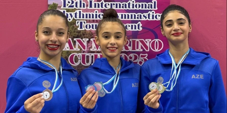 Gimnastlarımız beynəlxalq turnirdə 7 medal qazanıblar