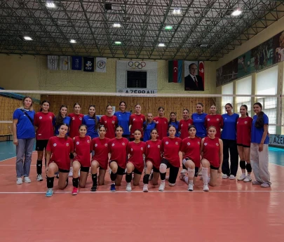 Voleybolçularımızla görüş keçirilib - FOTO 