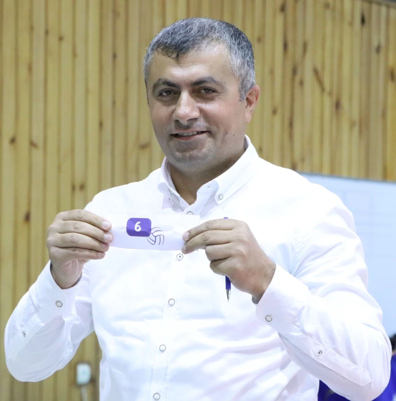 Voleybol üzrə Yüksək Liqaların yeni mövsümünün püşkü atılıb - FOTO 