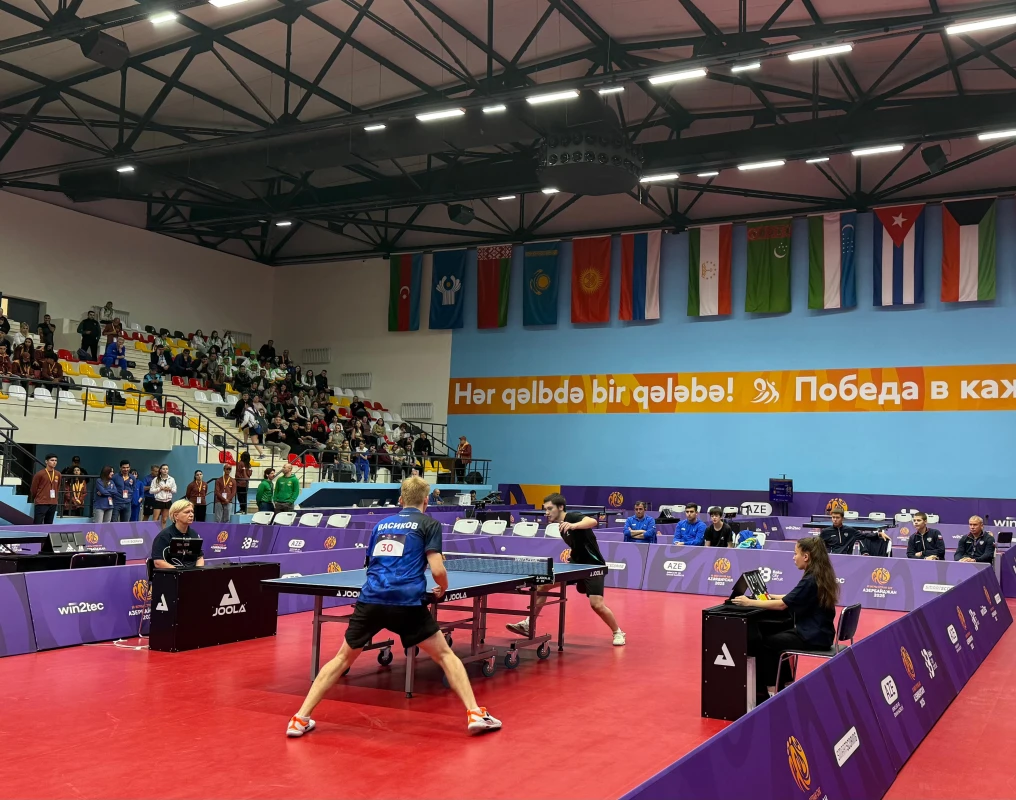 Azərbaycan stolüstü tennisçiləri III MDB Oyunlarında gümüş medal qazanıb