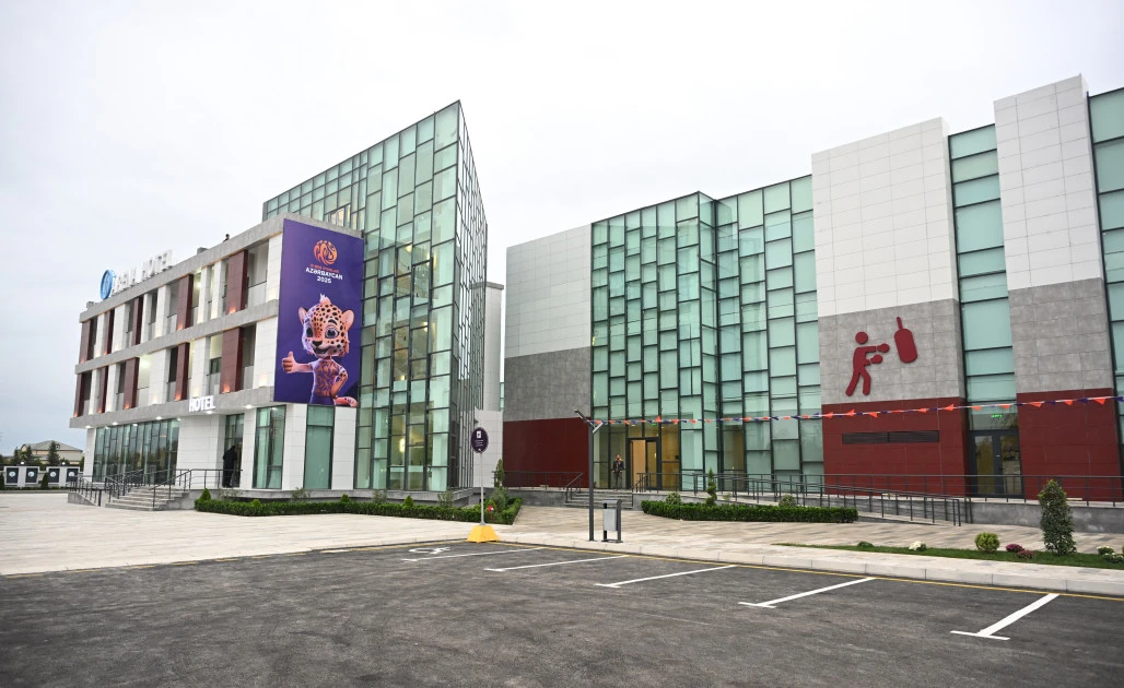 Prezident İlham Əliyev Yevlax Olimpiya İdman Kompleksinin açılışında iştirak edib - FOTO 