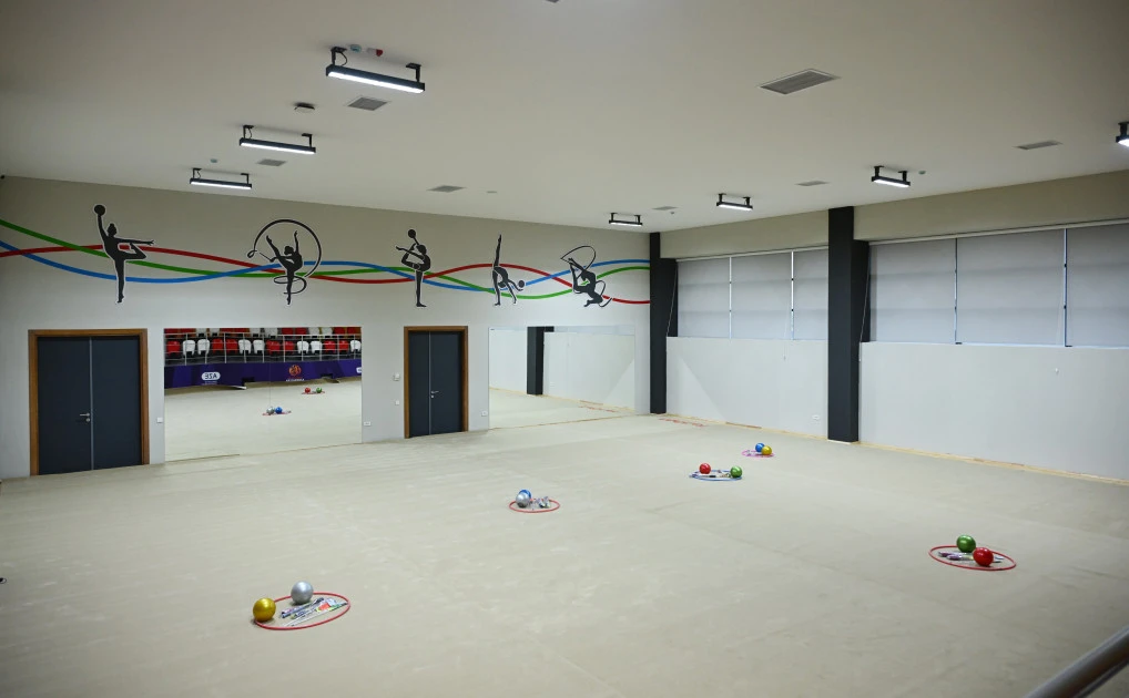 Prezident İlham Əliyev Yevlax Olimpiya İdman Kompleksinin açılışında iştirak edib - FOTO 