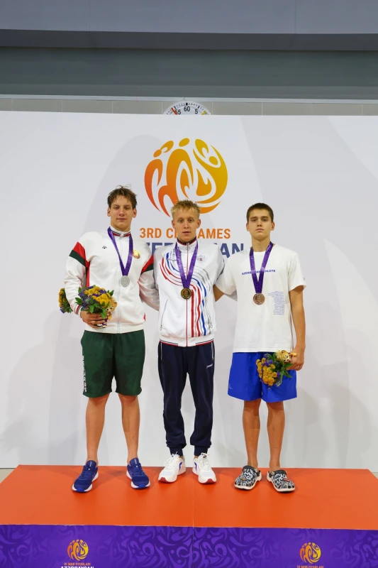 MDB Oyunlarında daha bir uğur: Azərbaycanlı üzgüçü çempion oldu - FOTO 