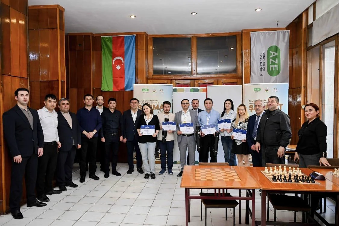 Dövlət qurumlarının əməkdaşları arasında şahmat yarışı keçirilib - FOTO 