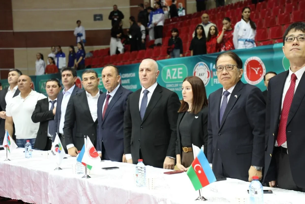 Bakıda karate üzrə "Grand Prix" beynəlxalq turnirinin rəsmi açılış mərasimi keçirilib