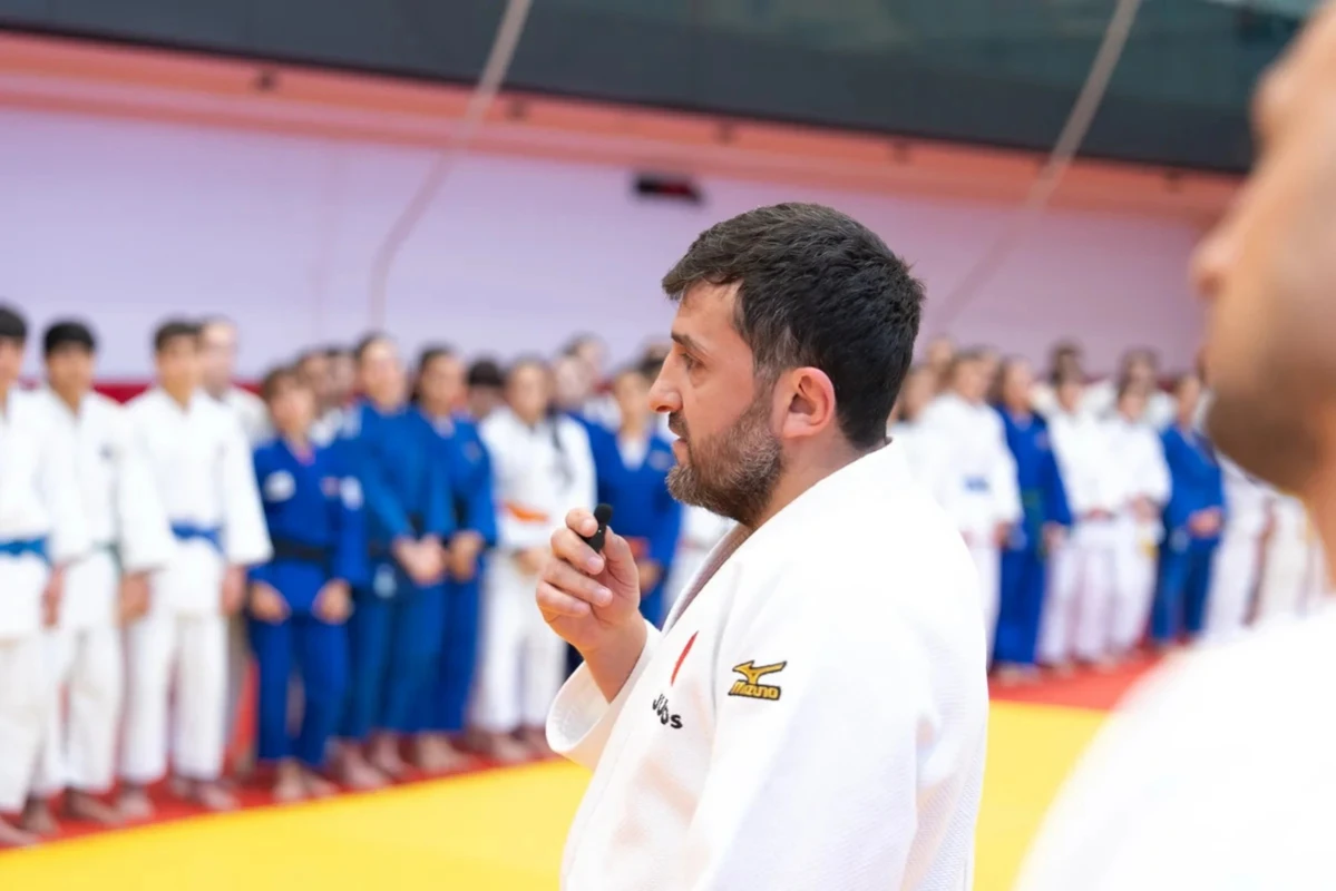 "Gələcəyin ümidləri" təlim proqramına seçilən cüdoçularla görüş təşkil edilib