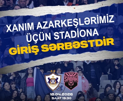 "Qarabağ"dan maraqlı addım: Onlar üçün giriş sərbəstdir 