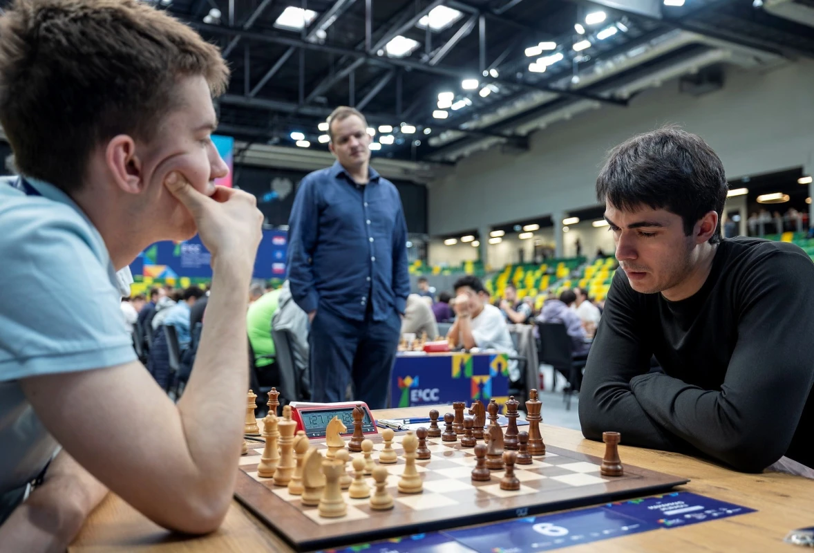 Azərbaycan şahmatçıları Avropa çempionatında liderliyi bölüşürlər - FOTO 