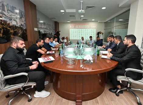 Azərbaycan I Liqasında püşkatma mərasimi keçirilib