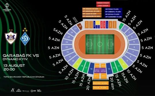 “Qarabağ” - “Dinamo” matçının biletləri satışda