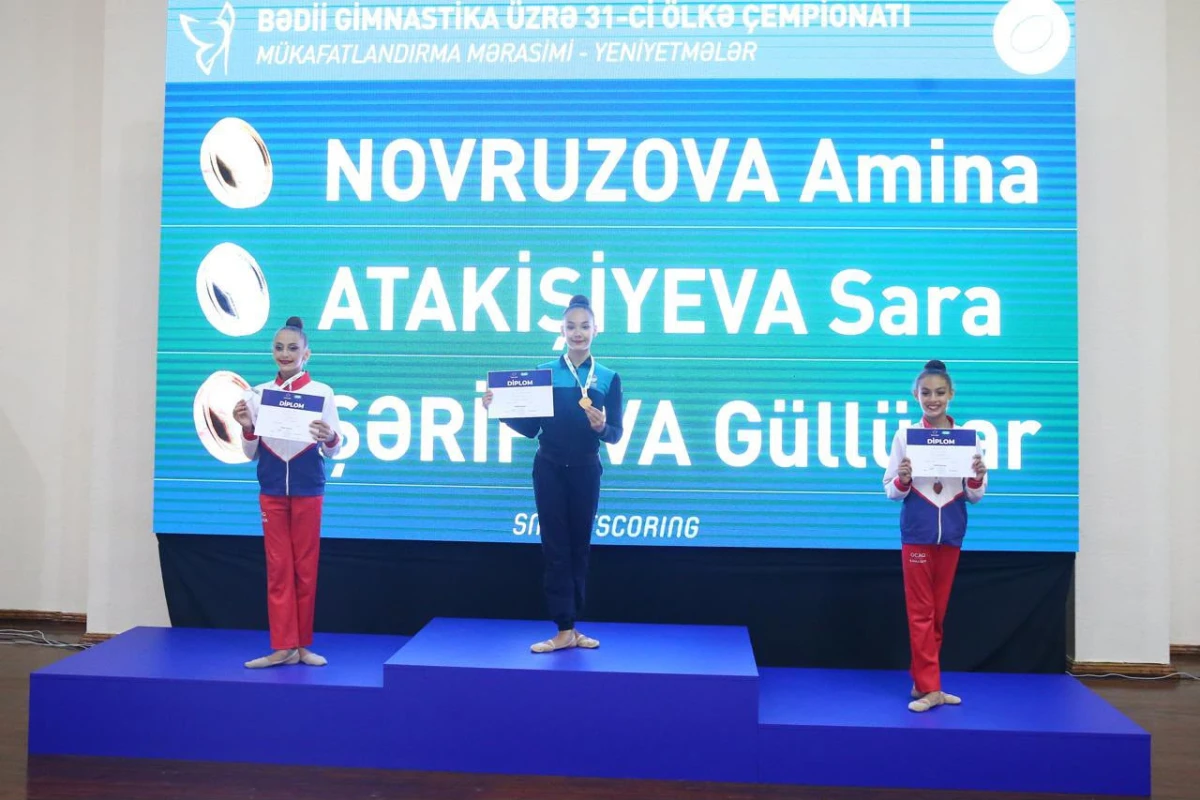 Bədii gimnastika üzrə ölkə çempionatına yekun vurulub - FOTO 