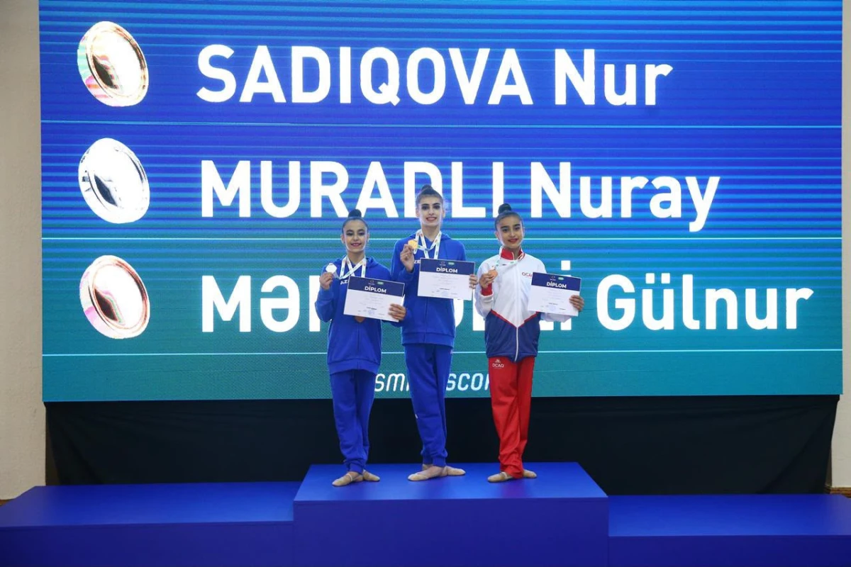 Bədii gimnastika üzrə ölkə çempionatına yekun vurulub - FOTO 