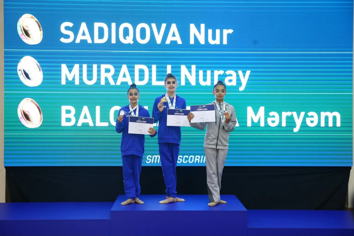Bədii gimnastika üzrə ölkə çempionatına yekun vurulub - FOTO 