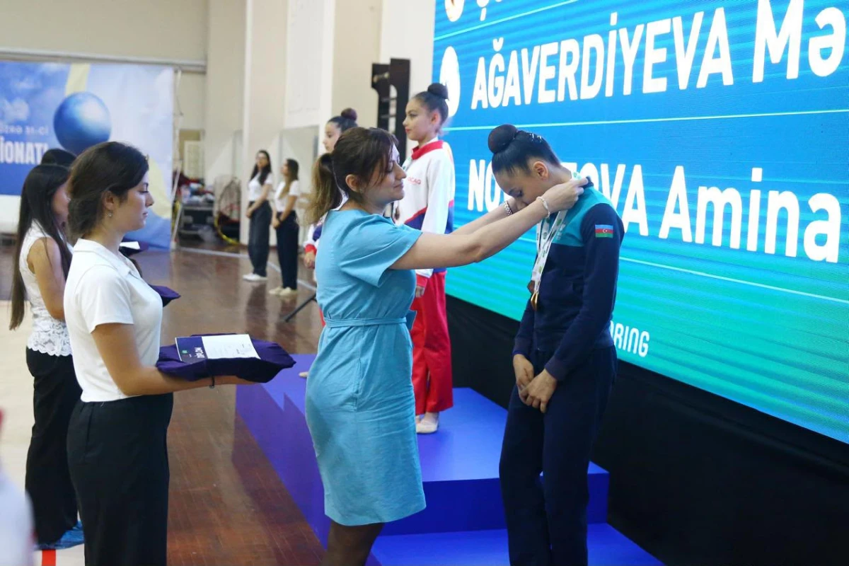 Bədii gimnastika üzrə ölkə çempionatına yekun vurulub - FOTO 