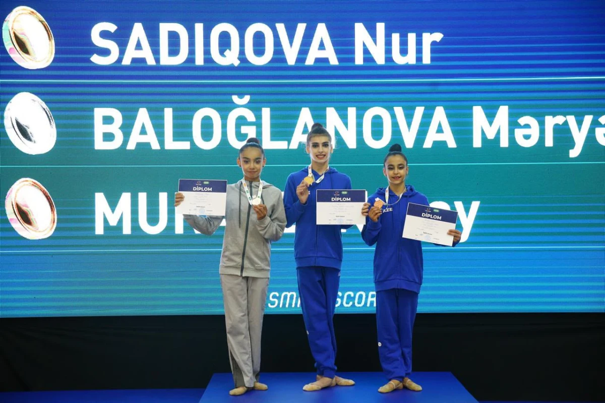 Bədii gimnastika üzrə ölkə çempionatına yekun vurulub - FOTO 