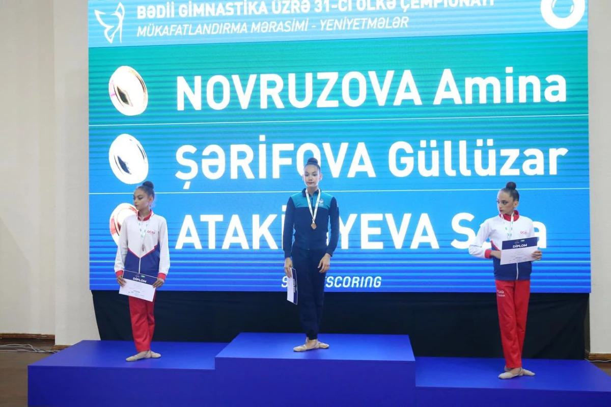 Bədii gimnastika üzrə ölkə çempionatına yekun vurulub - FOTO 