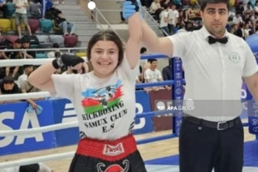 Kürdə batan 17 yaşlı qız kikboksinq üzrə Azərbaycan çempionuymuş