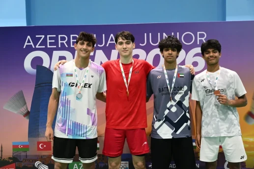 Azərbaycan badmintonçuları beynəlxalq turnirdə 4 medal qazanıblar