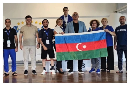 Məhəmməd Rüstəmli Avropa birinciliyində 3 medal qazanıb