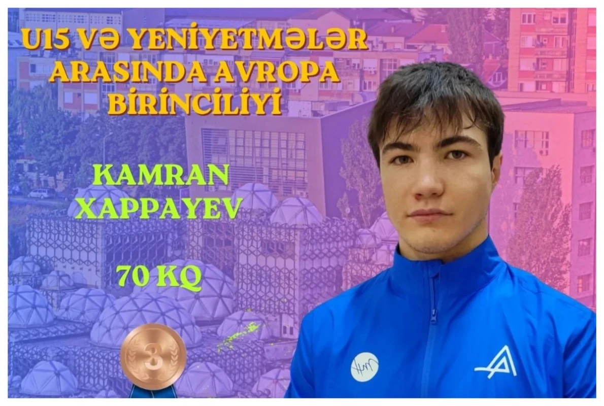 Təmsilçimiz Avropa birinciliyində bürünc medal qazanıb