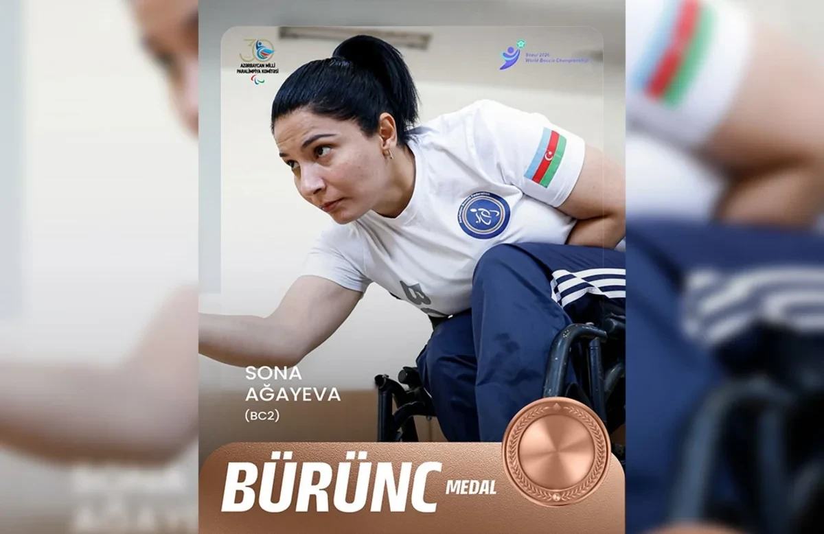 Sona Ağayeva boccia üzrə dünya çempionatında bürünc medal qazanıb