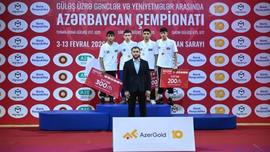 Azərbaycan çempionatı: Yunan-Roma güləşi üzrə yarışa yekunlaşıb