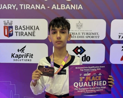 Azərbaycanlı taekvondoçu beynəlxalq turnirdə bürünc medal qazanıb