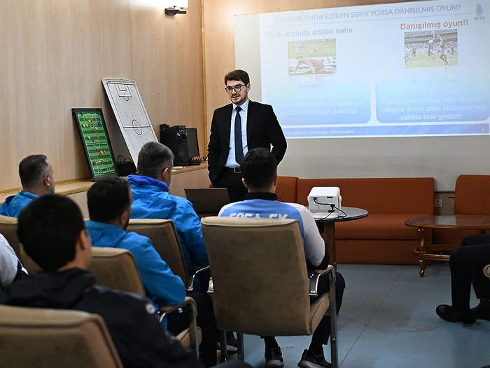 Birinci Liqa klubuna danışılmış oyunlarla bağlı seminar keçirilib