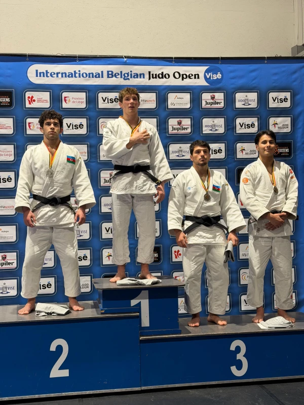 Cüdoçularımız Belçikadakı Açıq Turnirin ilk günündə 7 medal qazanıb - FOTO 