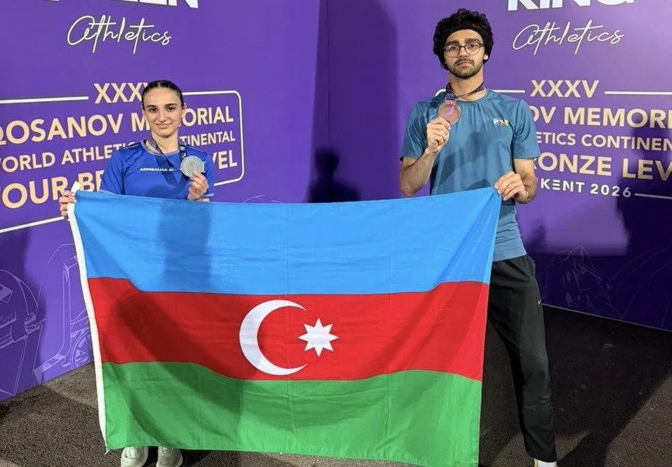 Atletlərimizdən beynəlxalq turnirdə iki medal - FOTO 
