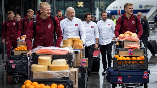Norveçdən DÇ hazırlığı: 300 kilo balıq, 6000 portağal 