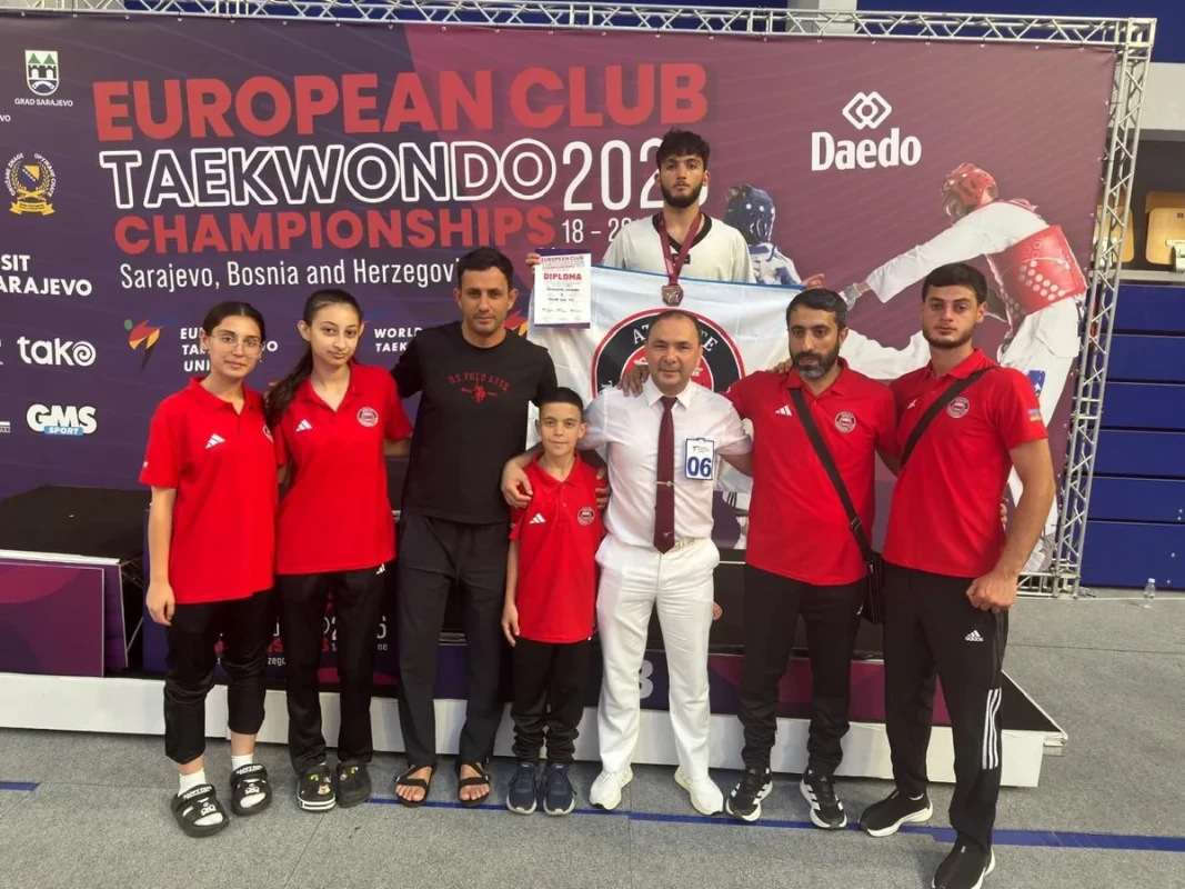 Azərbaycan taekvondoçusu klublararası Avropa çempionatında bürünc medal qazanıb