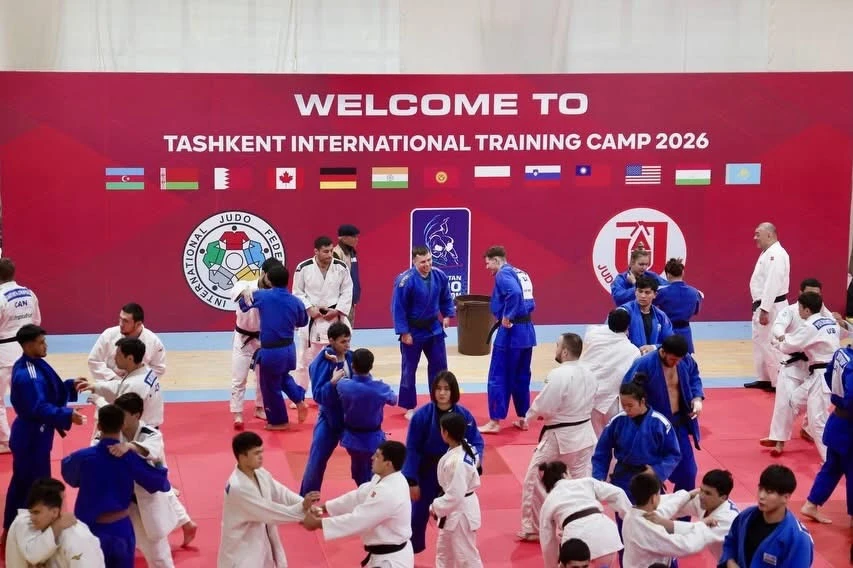 Cüdoçularımız Daşkənddə beynəlxalq təlim-məşq toplanışına qatılıblar - FOTO 