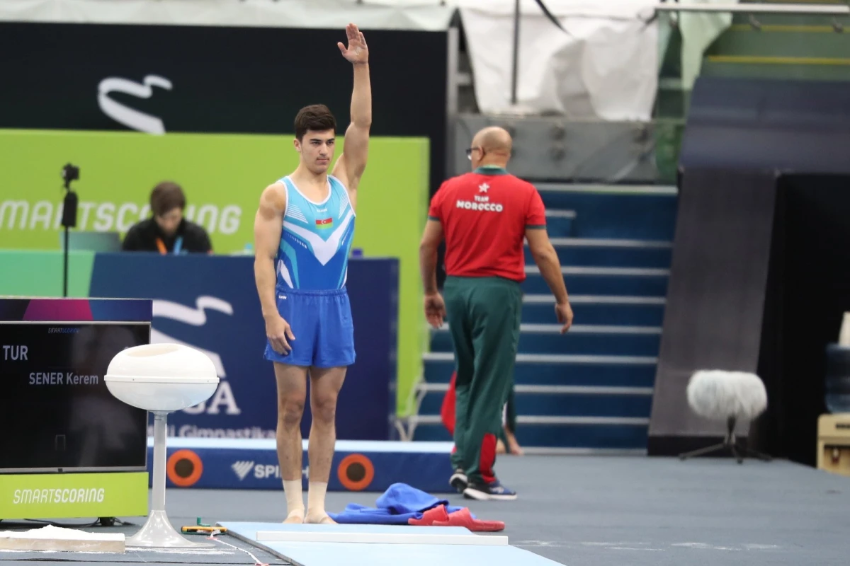 Daha bir gimnastımız Dünya Kubokunun finalında - FOTO 