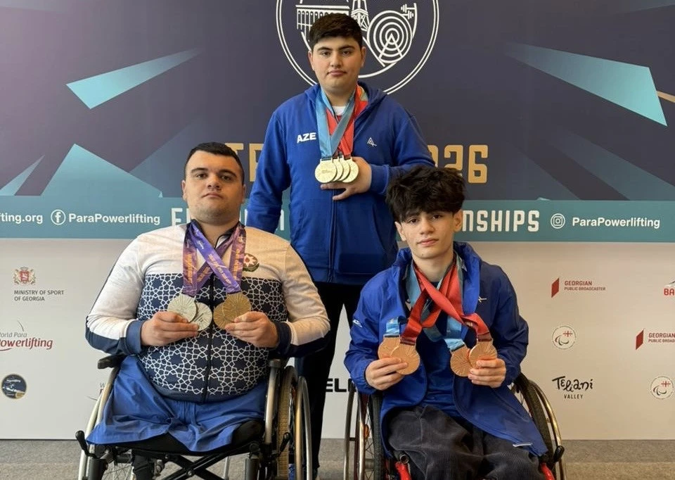 Parapauerliftinqçilərimiz Avropa Açıq çempionatında 12 medal qazanıb