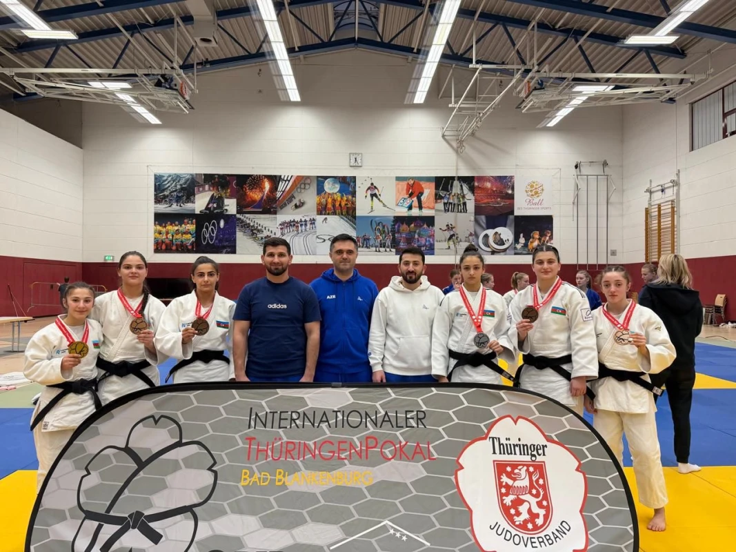 Cüdoçularımız Türingiya Kubokunda 6 medal qazanıb - FOTO 