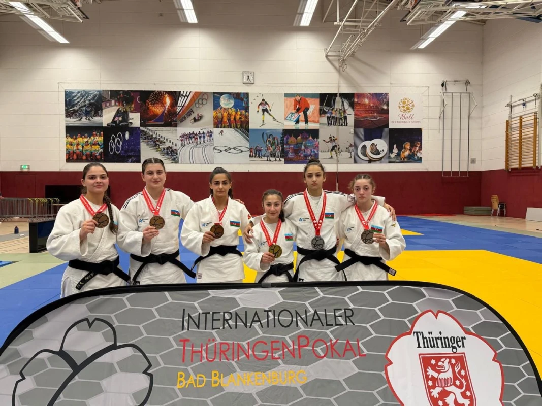 Cüdoçularımız Türingiya Kubokunda 6 medal qazanıb - FOTO 