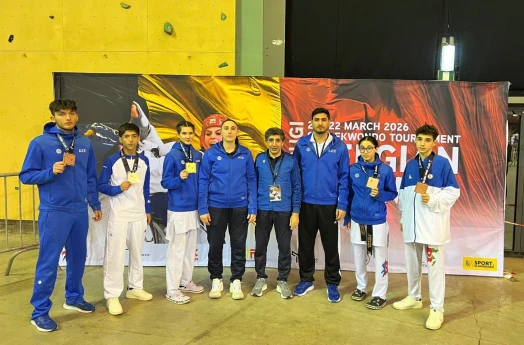 Taekvondoçularımız beynəlxalq turnirdə 6 medal qazanıblar - FOTO 
