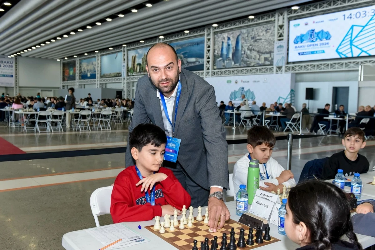 "Baku Open" Beynəlxalq Şahmat Festivalının son turuna start verilib - FOTO 