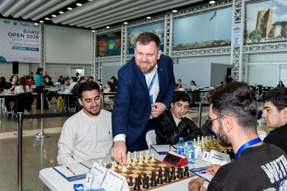 "Baku Open" Beynəlxalq Şahmat Festivalının son turuna start verilib - FOTO 