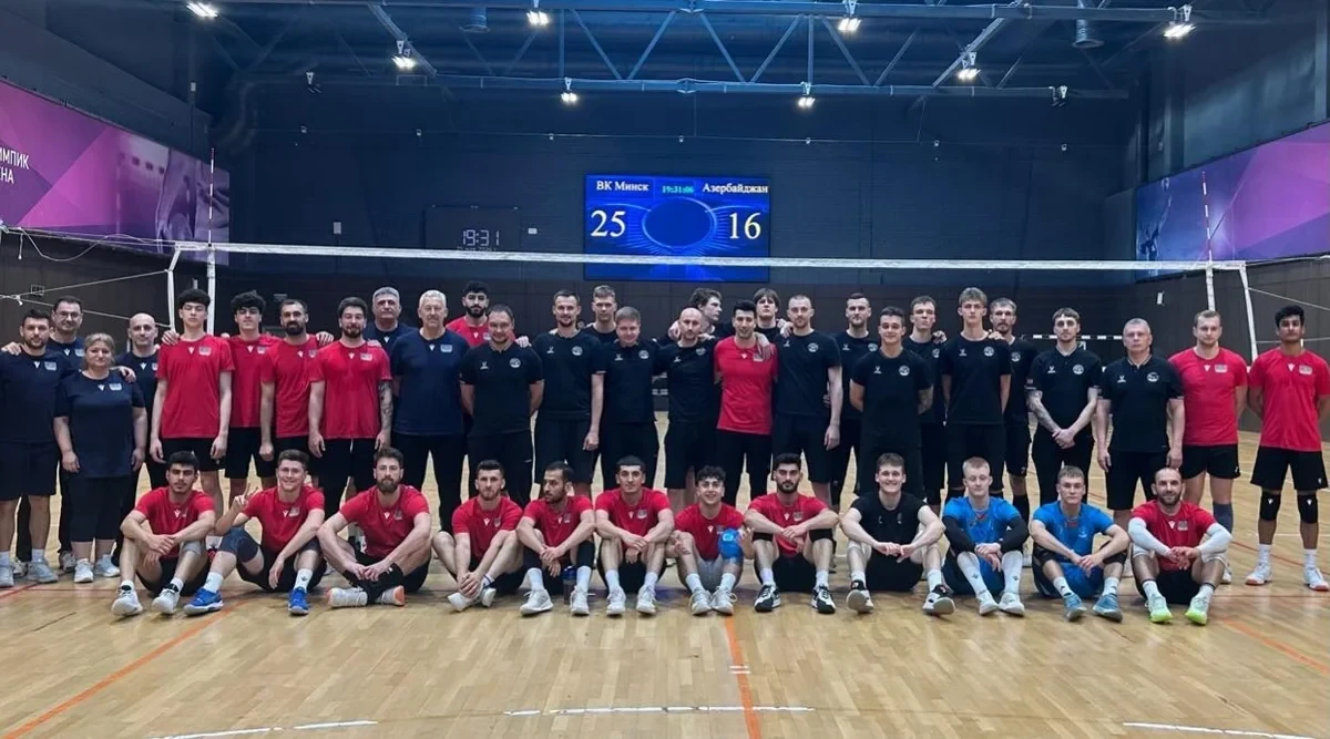 Azərbaycanın voleybol millisi Belarusdakı təlim-məşq toplanışını başa vurub