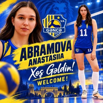 Rusiyalı voleybolçu "Gəncə"də