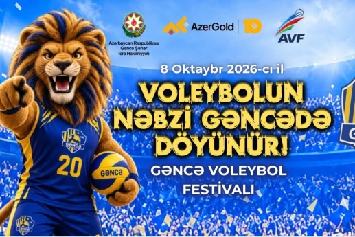 Gəncədə ilk dəfə voleybol festivalı keçiriləcək