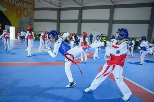 Azərbaycanın yeniyetmə taekvondoçuları təlim-məşq toplanışı keçiriblər