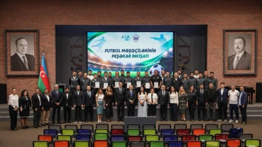 “Futbol məşqçilərinin peşəkar inkişaf proqramı” başa çatdı